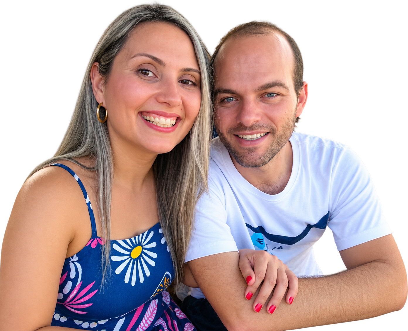 Adelita e Diego, fundadores da Foco Fit MG